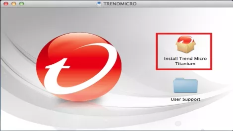 Install trend micro titanium