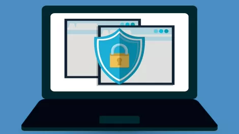 Computer shield protection