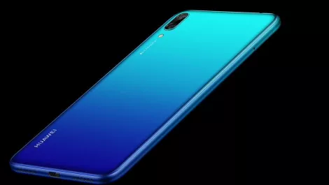 Huawei y7 pro 2019 design blue