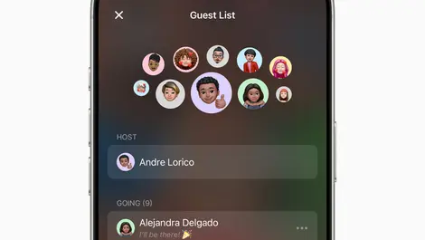 Apple invites guest list