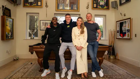 Urunn   withu co founding team  l r  sir mo farah  adam clarke  kaleigh frost   steve clarke