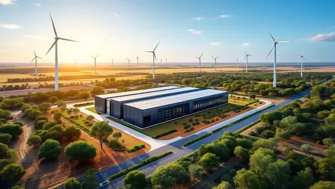 Modern data centre australian regional landscape clean energy technology integration