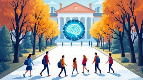 University campus students worried digital brain ai support monitoring