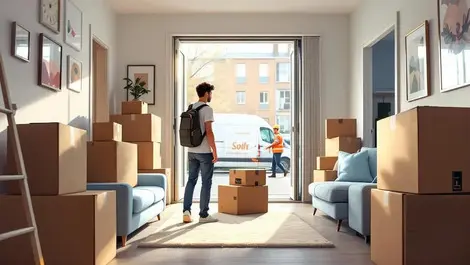 Genz shopper uk apartment hallway furniture returns delivery van