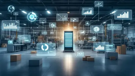 Modern smart factory dashboards realtime data analytics integration